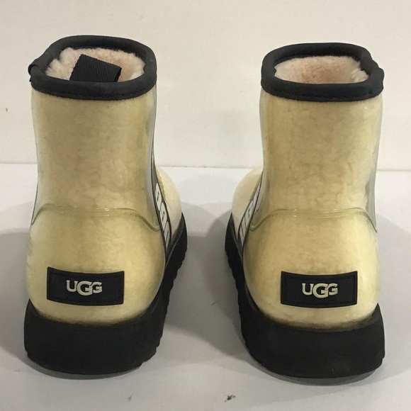 Women’s UGG Clear Mini Boot Cream Size 7M - Picture 4 of 7